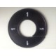 Maatring 9cm zw/wit 1 Td05602001